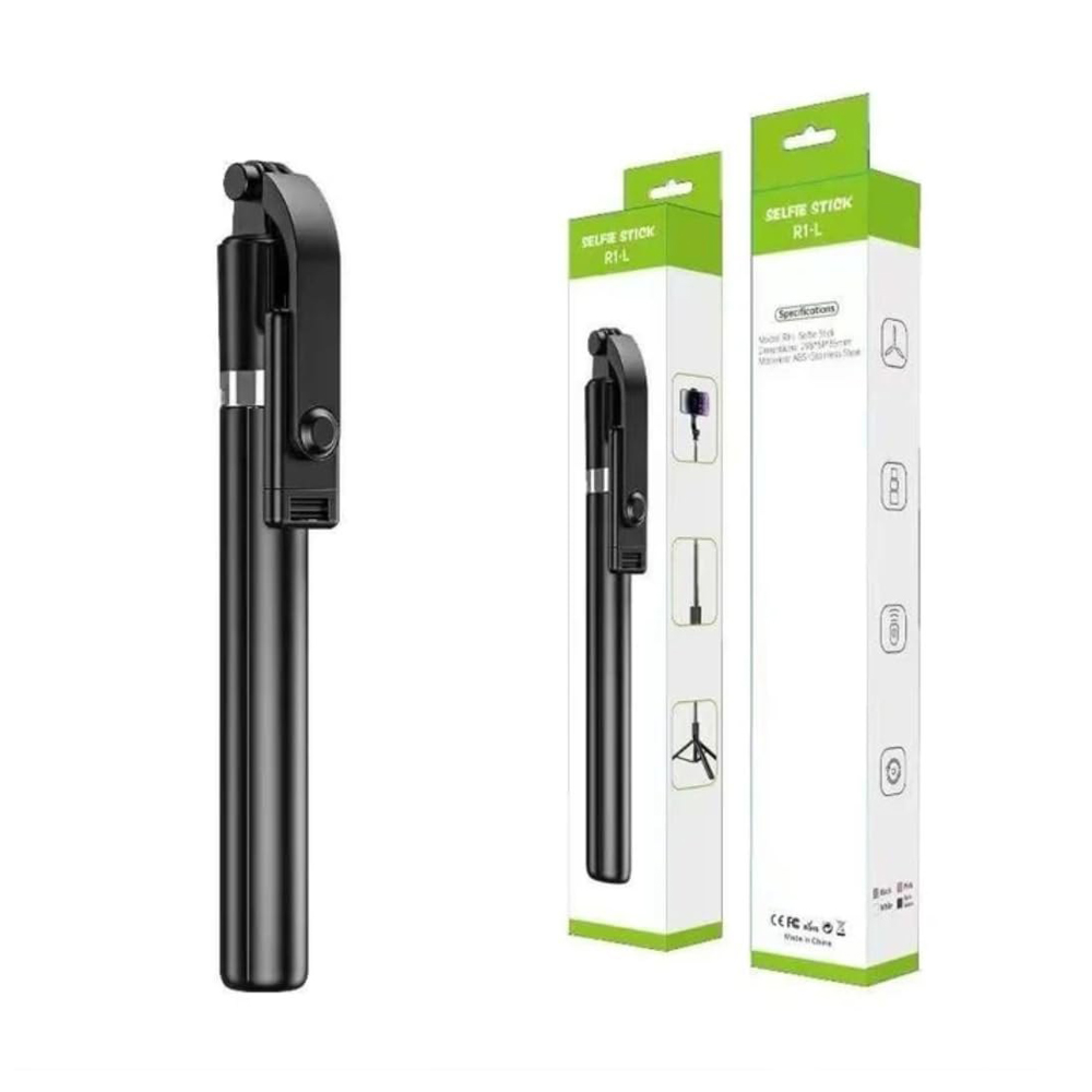  R1L Wireless Remote selfie stick with tripod stand extendable up to 170 cm Bluetooth Selfie Stick